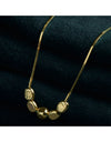 Starway Yellow Gold Necklace (45cm+ext)