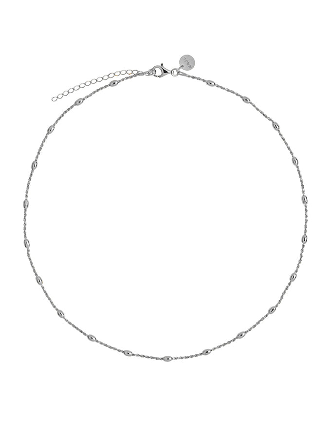 Cassiopeia Silver Necklace (45cm+ext)