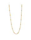 Cassiopeia Yellow Gold Twist Chain Necklace