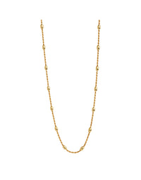 Cassiopeia Yellow Gold Twist Chain Necklace