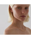 Cassiopeia Yellow Gold Twist Chain Necklace