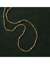 Cassiopeia Yellow Gold Twist Chain Necklace
