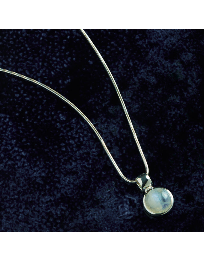 Chroma Moonstone Necklace (55cm+ext)