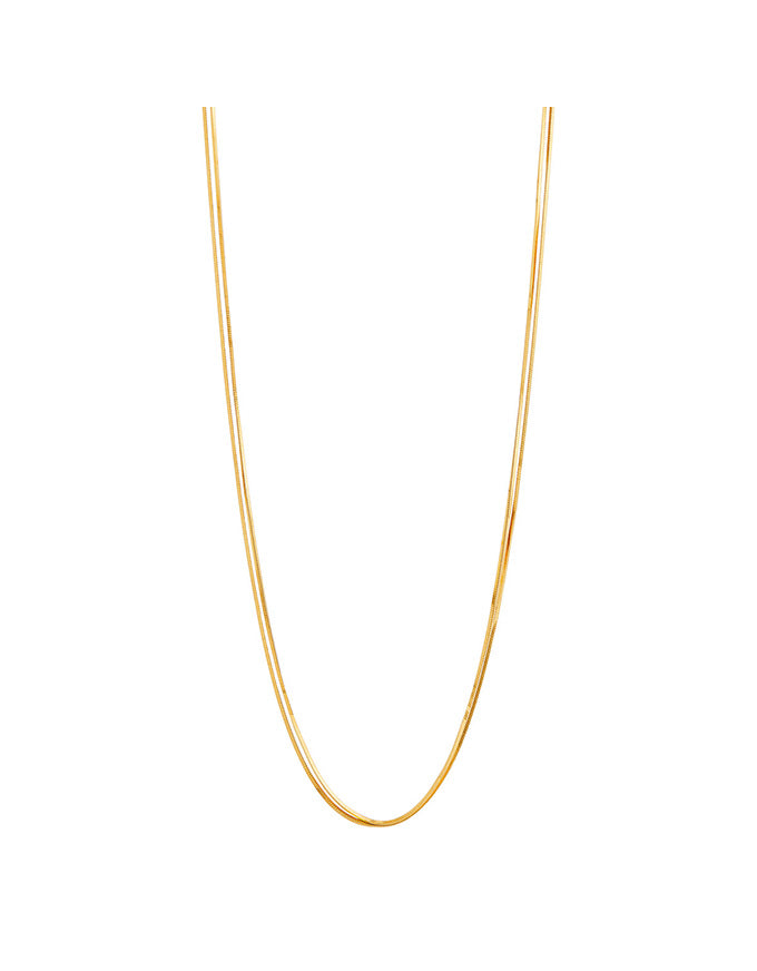 Mirage Double Chain Necklace Gold