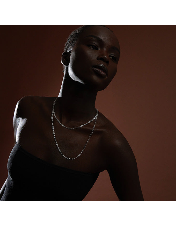 Rivière Necklace Silver