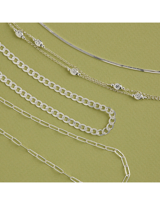 Rivière Necklace Silver