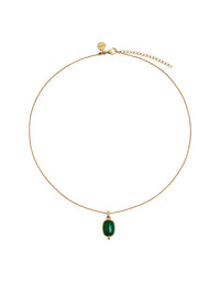 Fleur Green Onyx Pendant