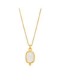 Fleur Rainbow Moonstone Pendant