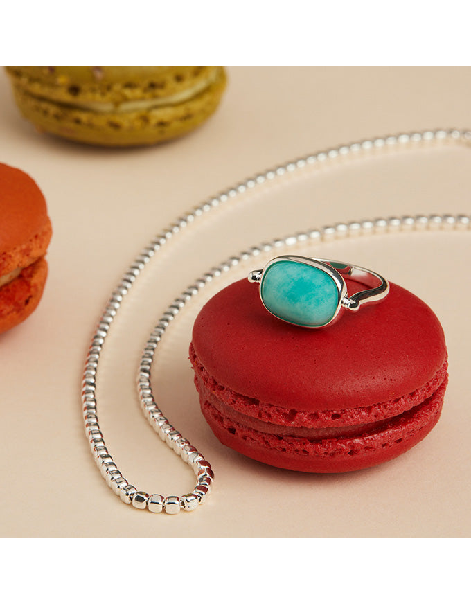 Quadrille Necklace Silver