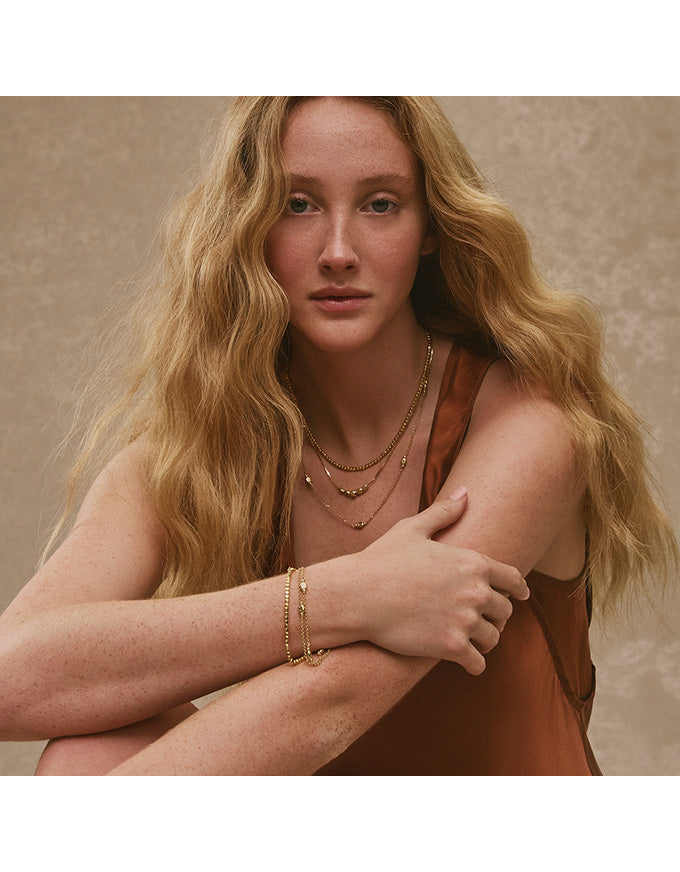 Quadrille Necklace Yellow Gold