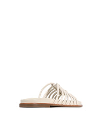 Nali Leather Sandals Off White
