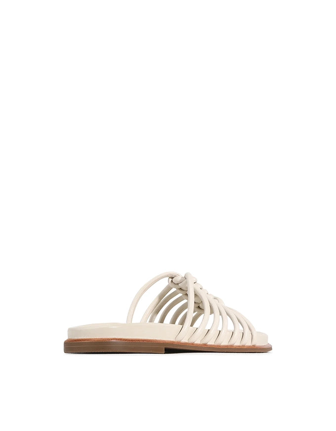 Nali Leather Sandals Off White
