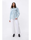 Naomi Shirt Blue Bleach