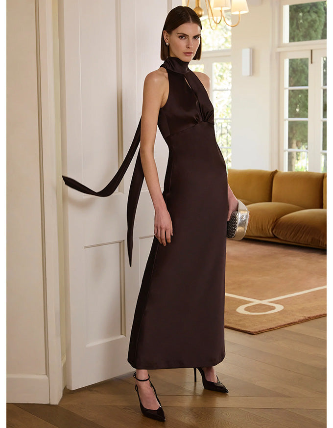 Nicola Gown Chocolate