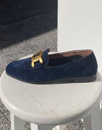 Nicole Loafers Navy Suede