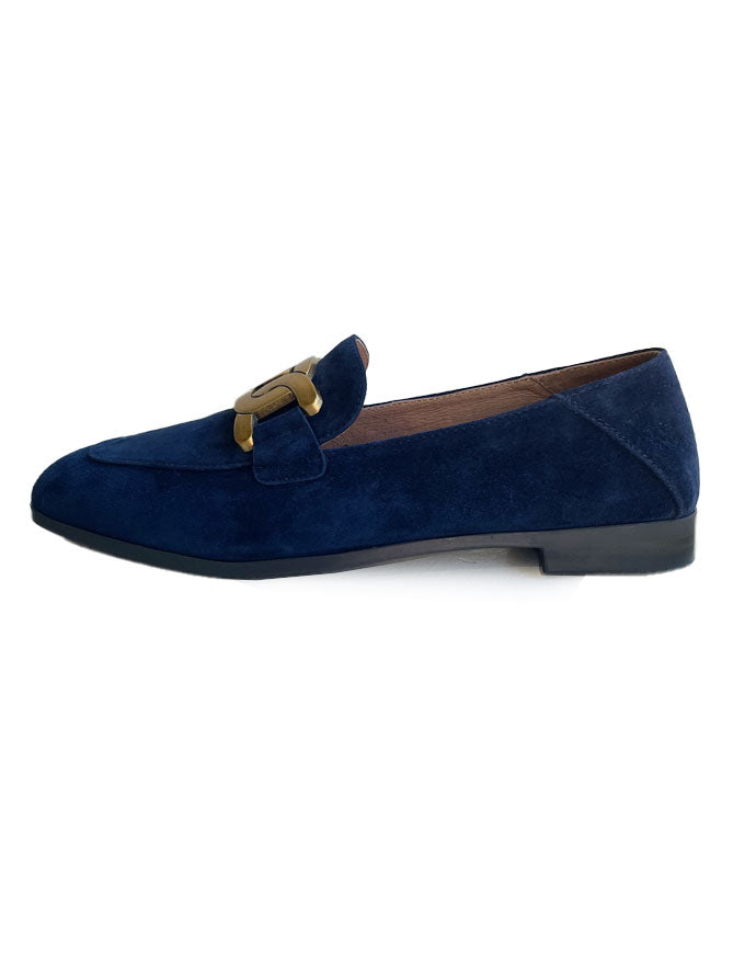Nicole Loafers Navy Suede