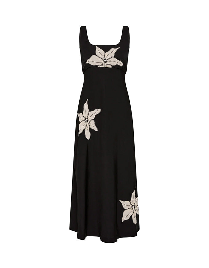 Nikita Midi Dress Black