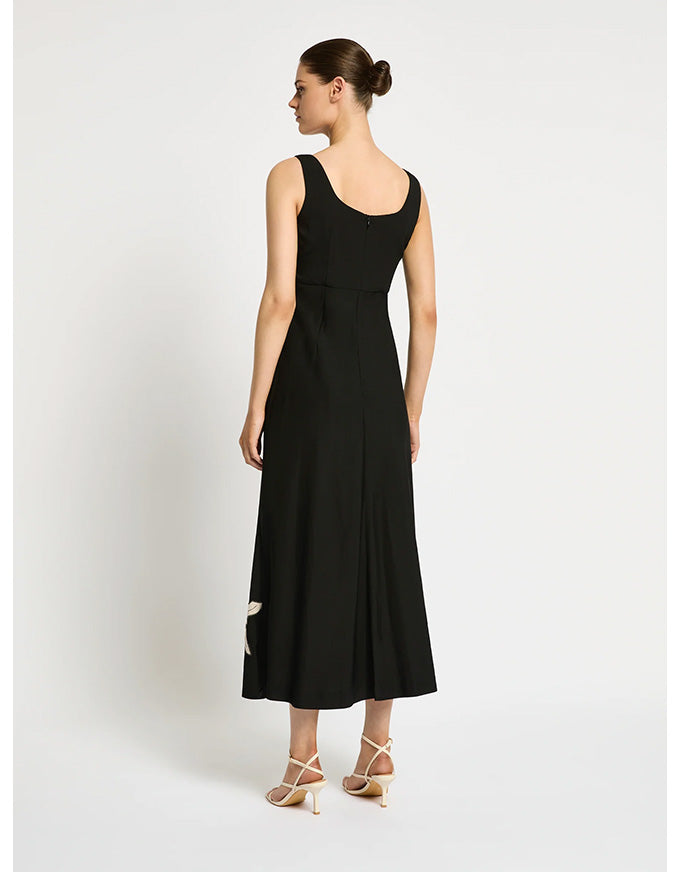 Nikita Midi Dress Black
