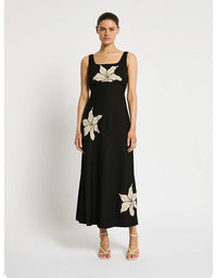 Nikita Midi Dress Black