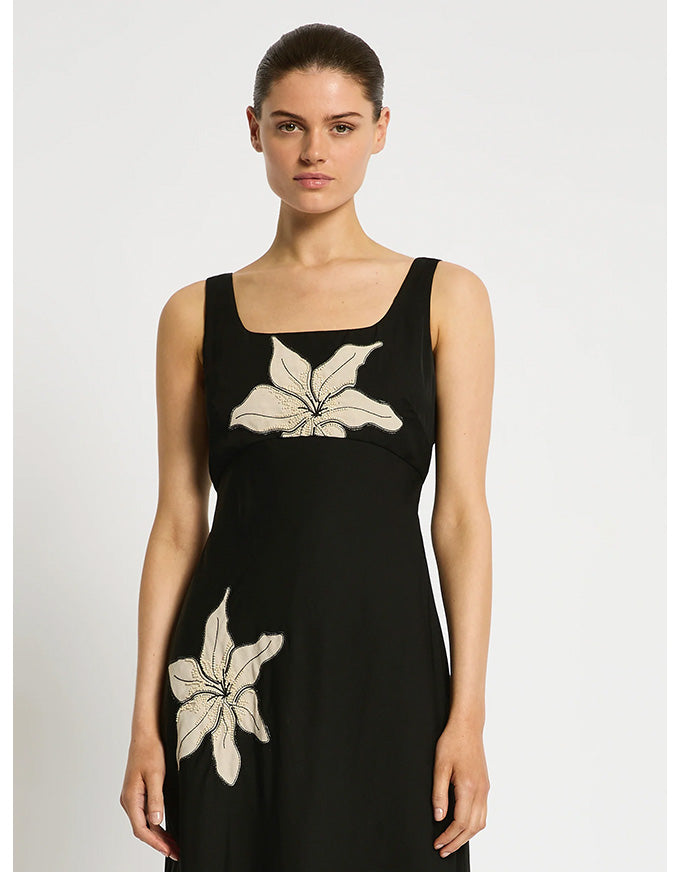 Nikita Midi Dress Black