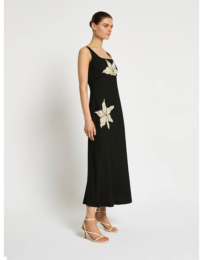 Nikita Midi Dress Black