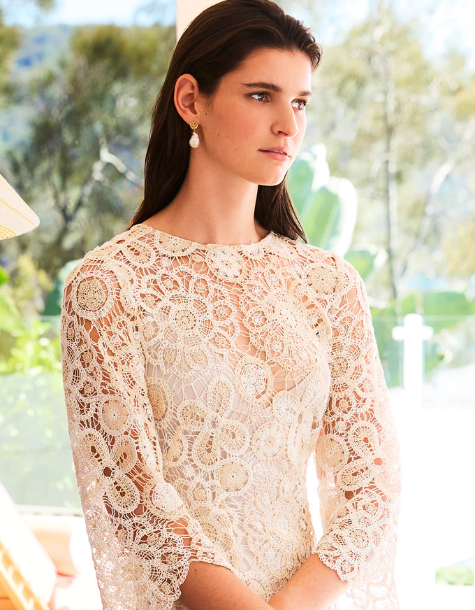 Nikki Dress Ivory/Natural
