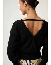 Clarissa Reversible Knit Top Black