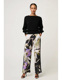 Clarissa Reversible Knit Top Black