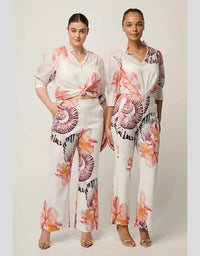 Oleander Blouse Nautilus Bloom