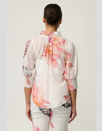 Oleander Blouse Nautilus Bloom