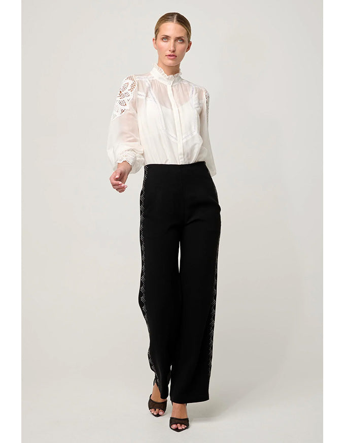 Sevilla Lace Detail Shirt Blanca