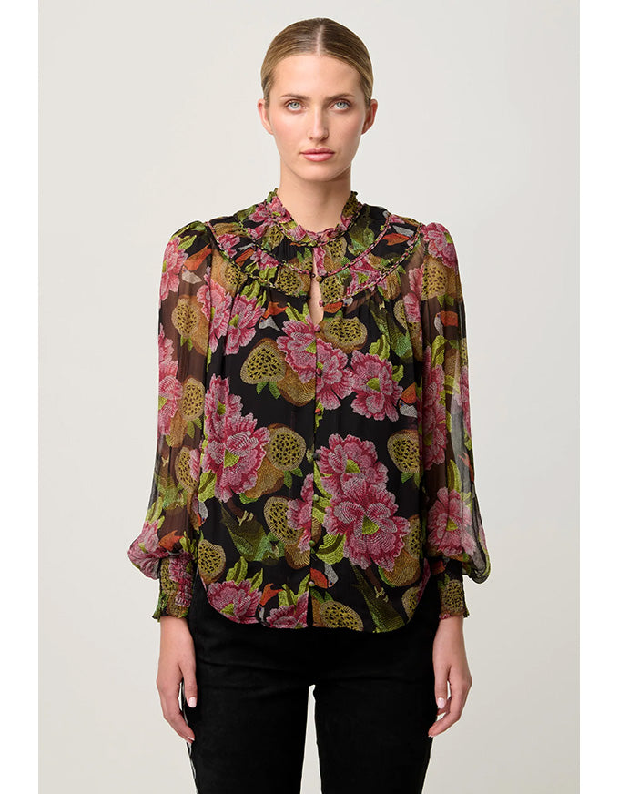 Estrella Chiffon Blouse Winter Granadilla