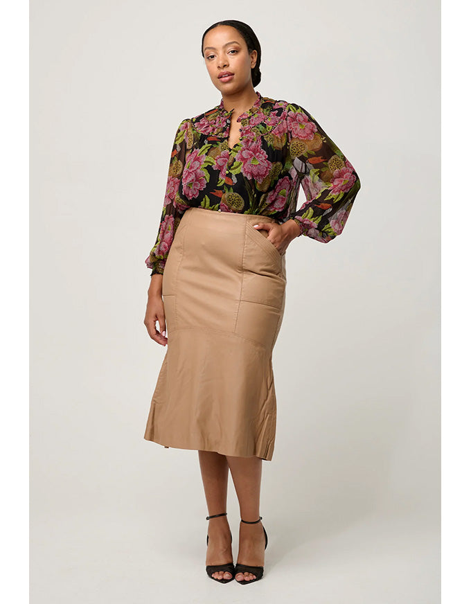 Estrella Chiffon Blouse Winter Granadilla