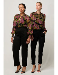 Estrella Chiffon Blouse Winter Granadilla