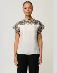Eleanor Embroidery Detail Top