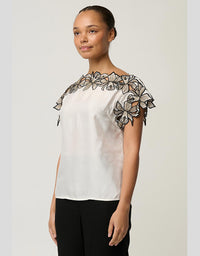Eleanor Embroidery Detail Top