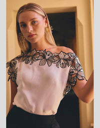 Eleanor Embroidery Detail Top