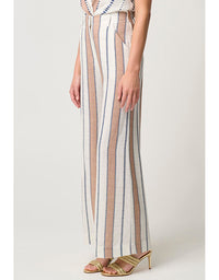 Dynasty Linen Pant Cayman Stripe