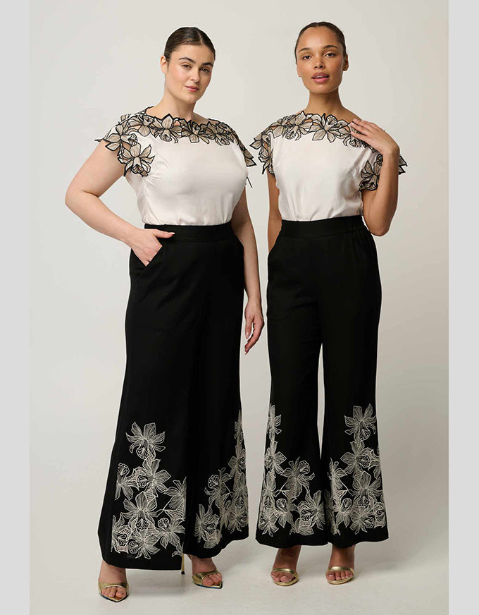 Eleanor Embroidery Detail Top