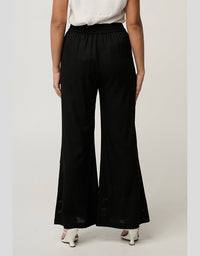 Willow Embroidery Detail Pant Black