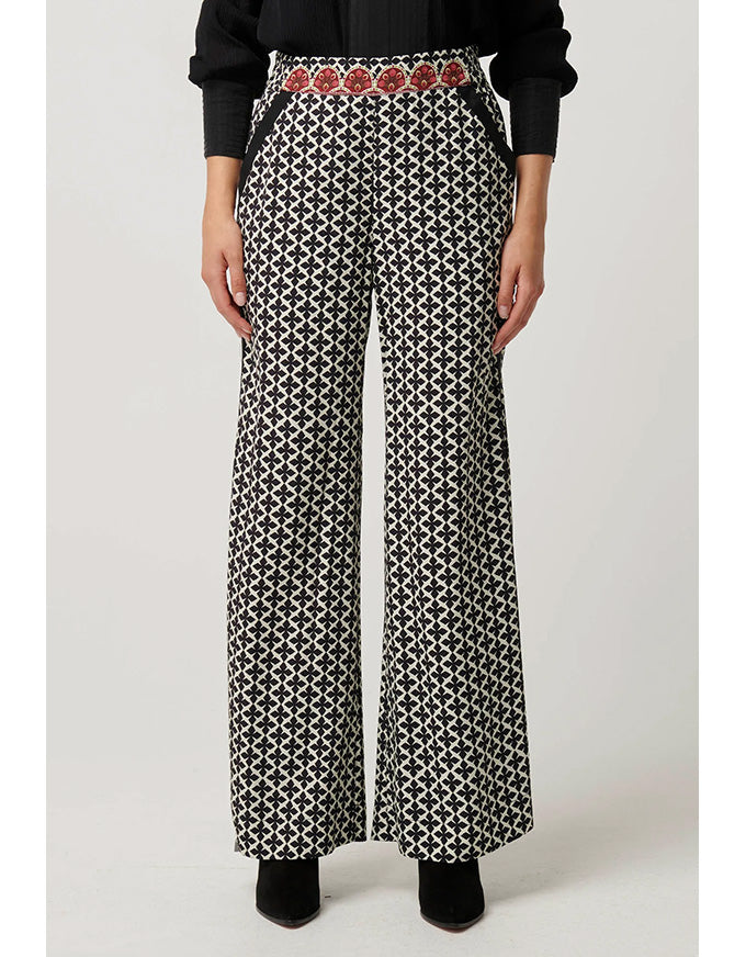 Willow Viscose Dobby Elastic Waist Pant