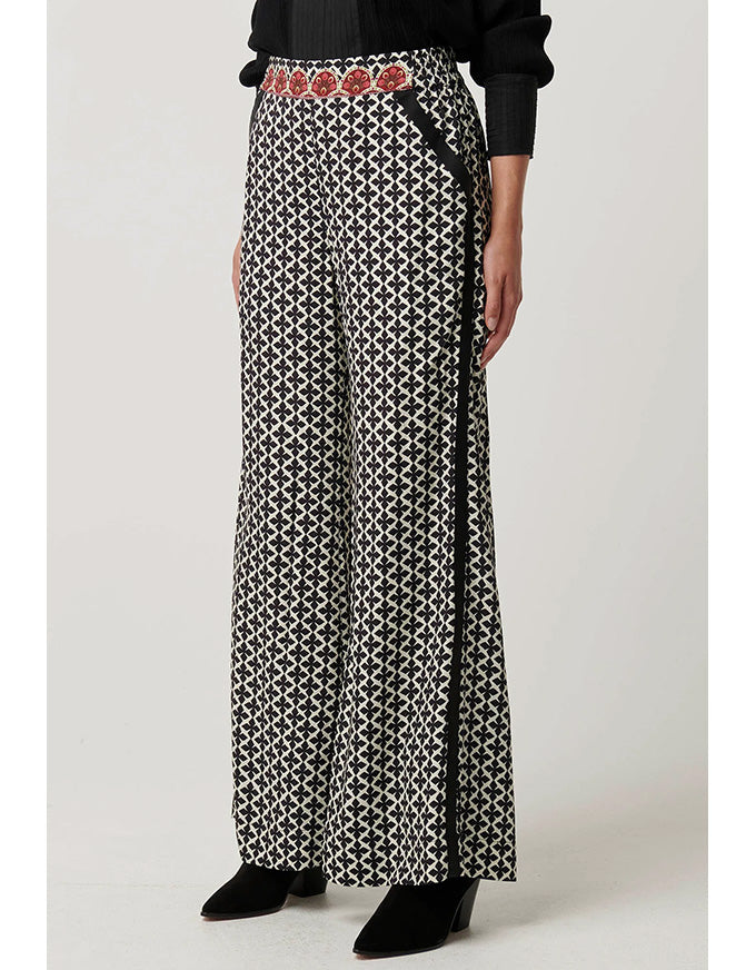 Willow Viscose Dobby Elastic Waist Pant