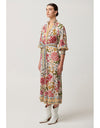 Carmen Viscose Linen Maxi Dress Azalea Fields