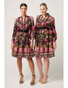 Aurelia Viscose Dobby Print Dress Anthos Lotos