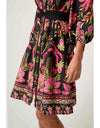 Aurelia Viscose Dobby Print Dress Anthos Lotos