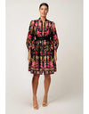 Aurelia Viscose Dobby Print Dress Anthos Lotos