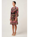 Aurelia Viscose Dobby Print Dress Anthos Lotos