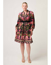 Aurelia Viscose Dobby Print Dress Anthos Lotos