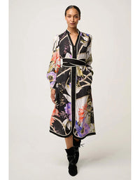 Camille Curved Hem Dress Tangled Blossom