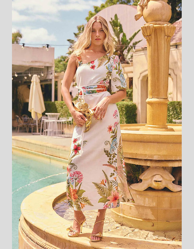 Elodie One Shoulder Dress Bloomscape